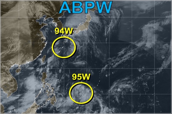 台風3号のG20大阪への影響（米軍予想）