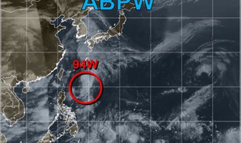 台風3号のG20大阪への影響（米軍進路予想）